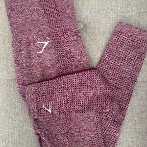 NEVER WORN Gymshark Maroon Leggings - Brand new.